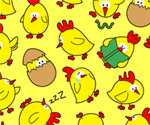 seamless pattern chicken